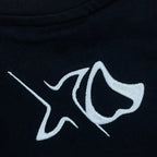 Viper cropped T-Shirt in black