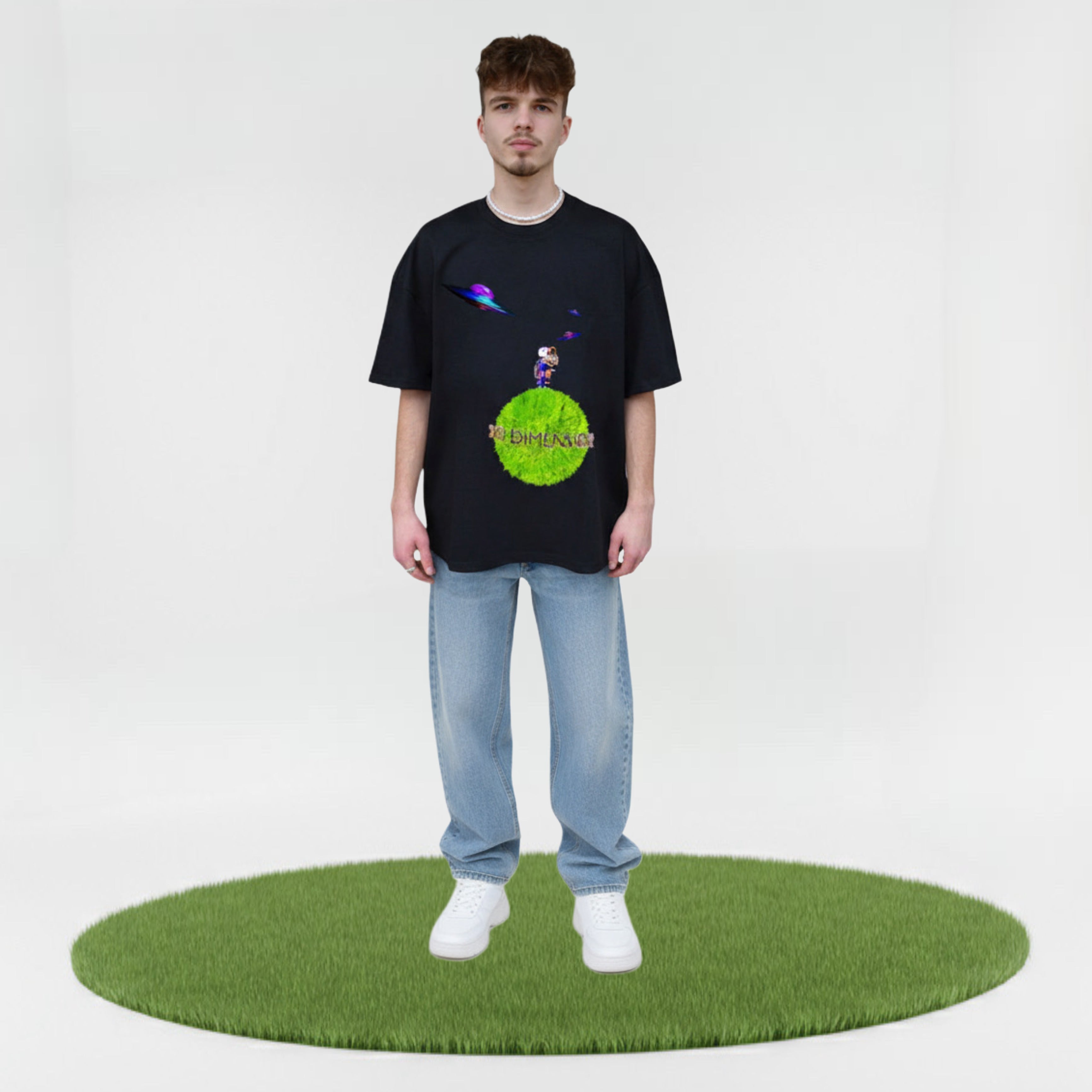 Unknown World oversize T-Shirt