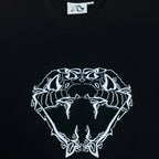 Viper cropped T-Shirt in black