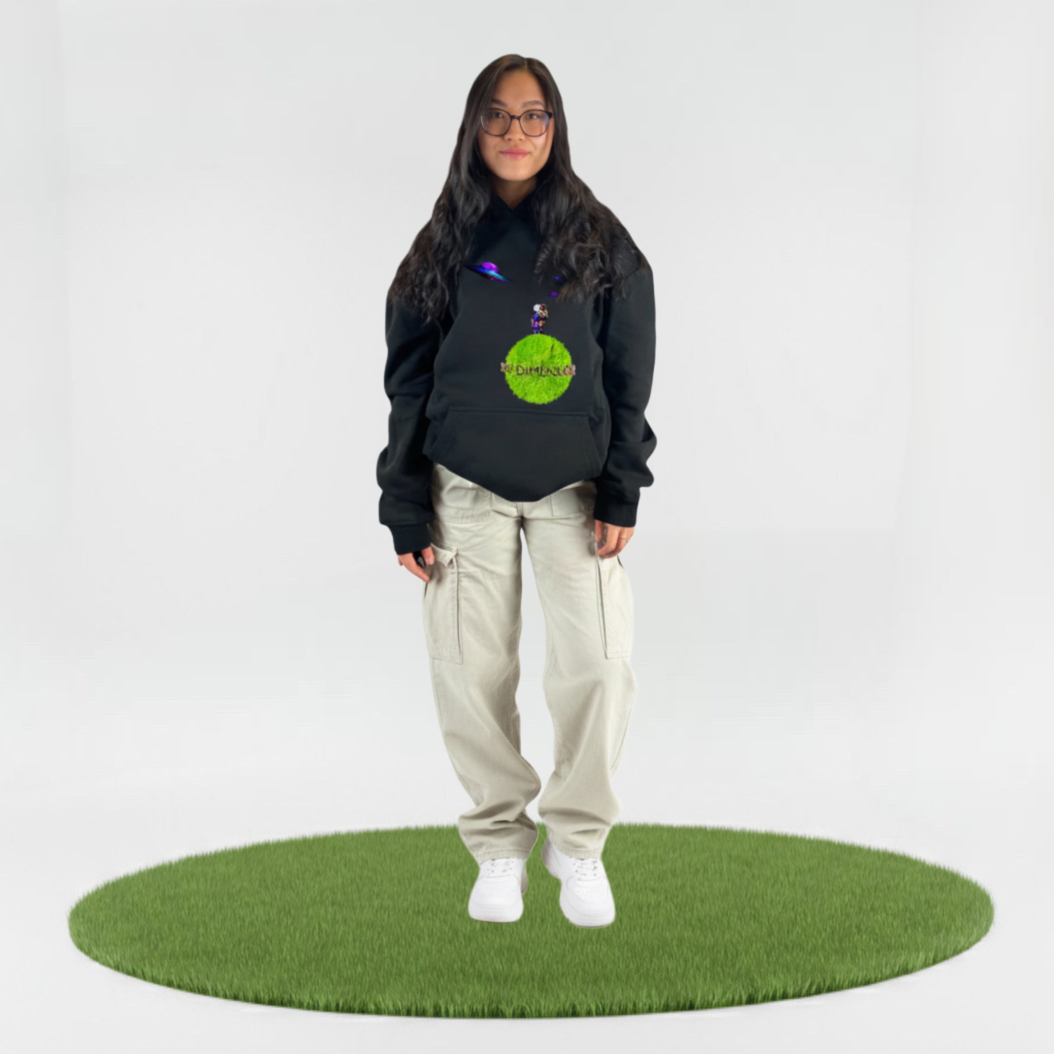 Unknown World oversize Hoodie