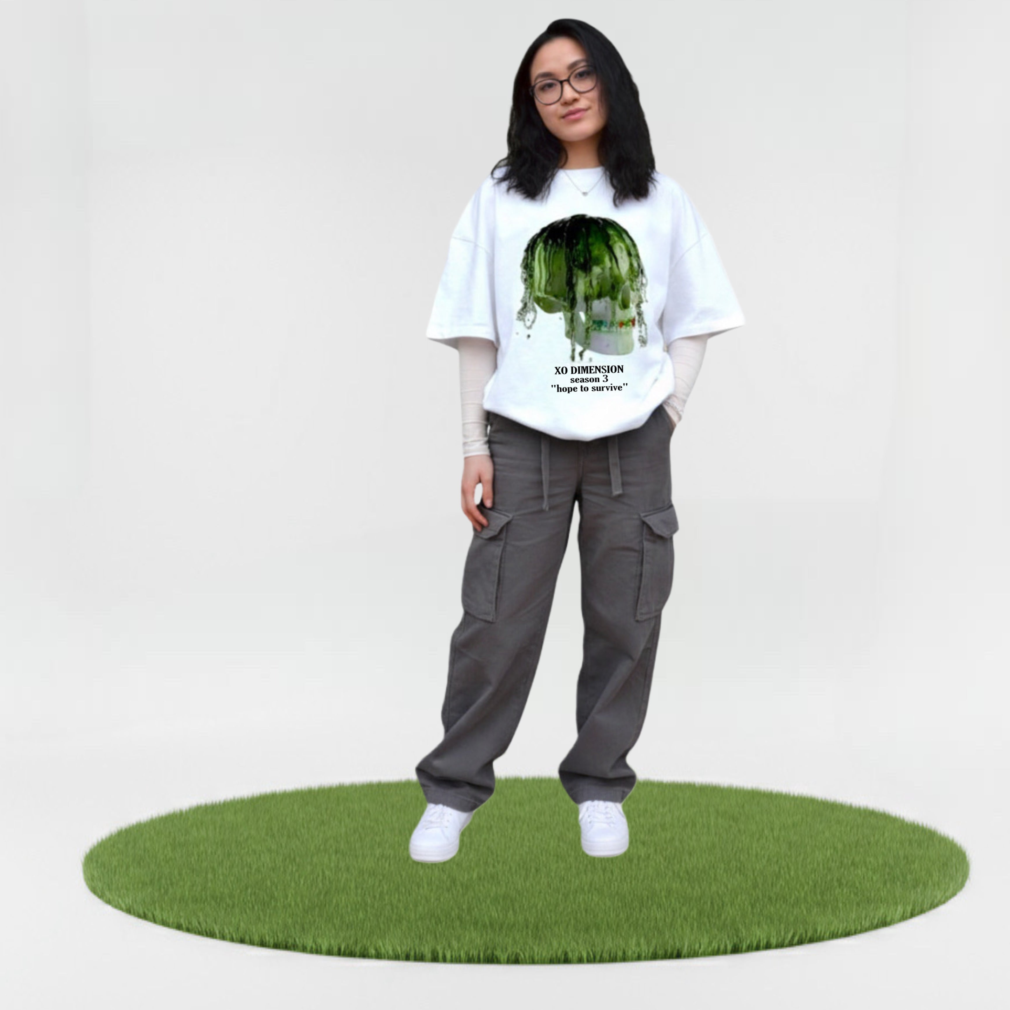 Hope to Survive oversize T-Shirt